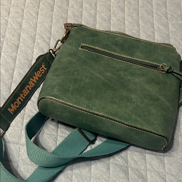 Montana West Teal Crossbody Bag - Picture 3 of 3